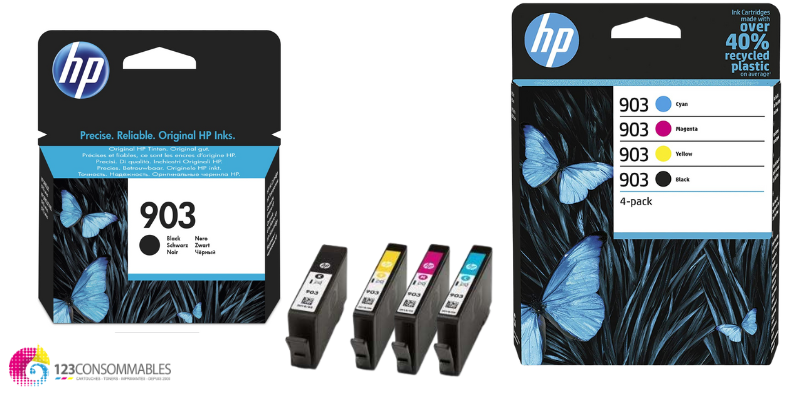 CARTOUCHES JET D'ENCRE POUR HP